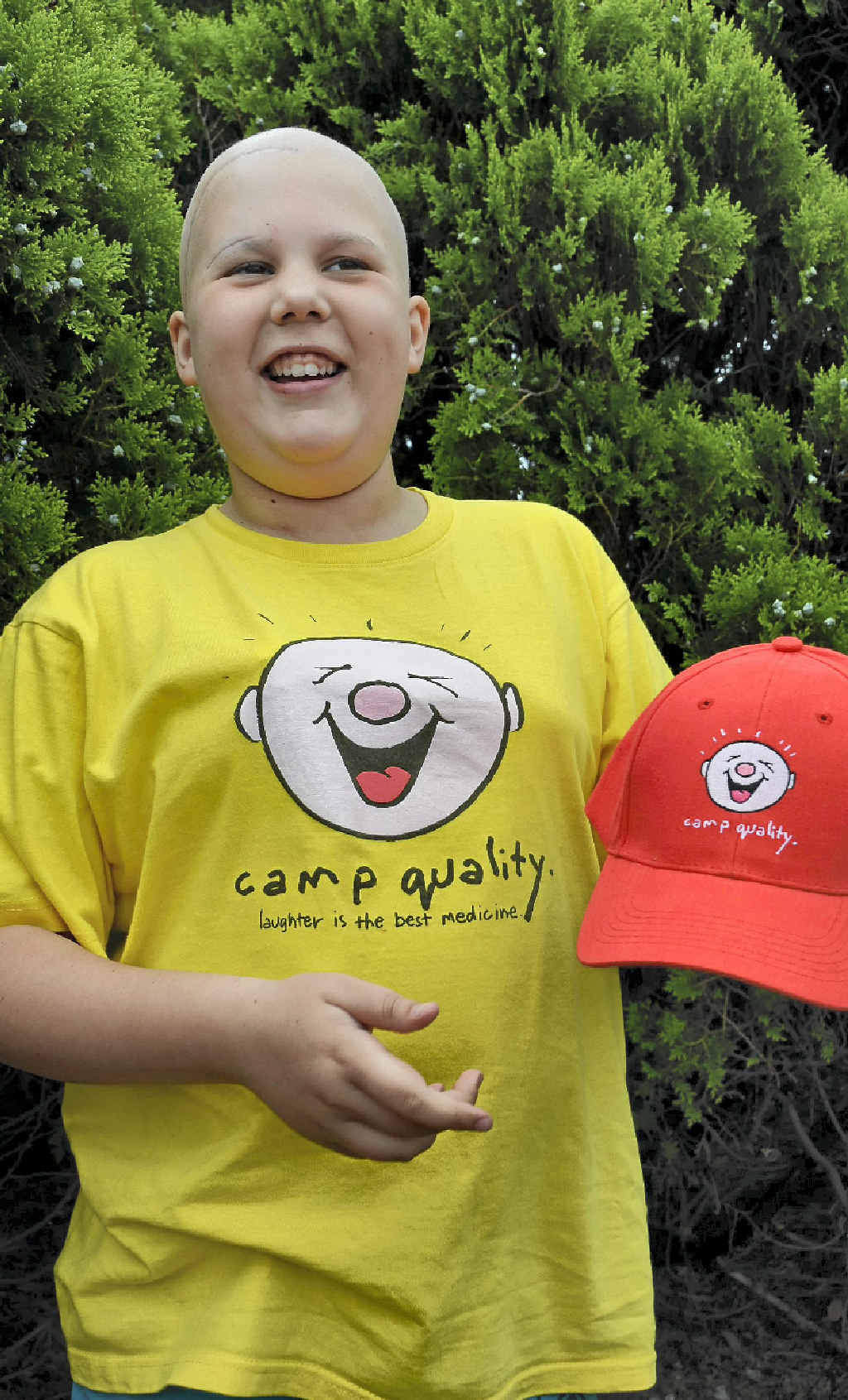Caitlyn Meiklejohn is looking forward to seeing what her family look like when they take part in the Shave 4 CJ next month. Caitlyn Meiklejohn is looking forward to seeing what her family look like when they take part in the Shave 4 CJ next month.
